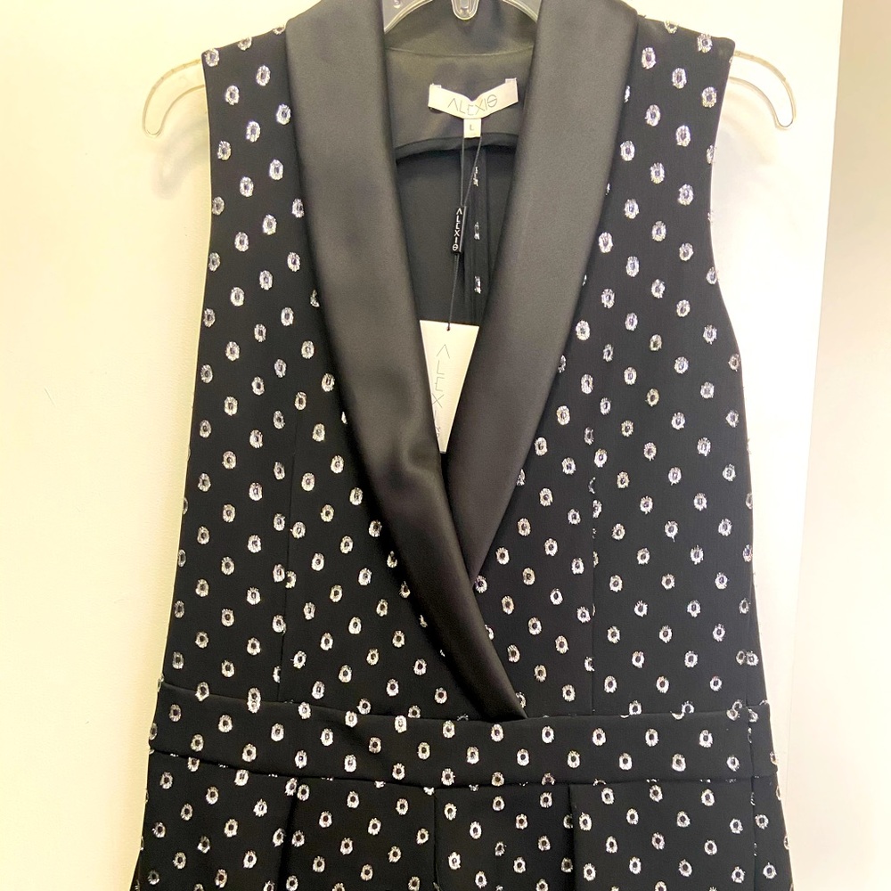 Alexis tuxedo romper